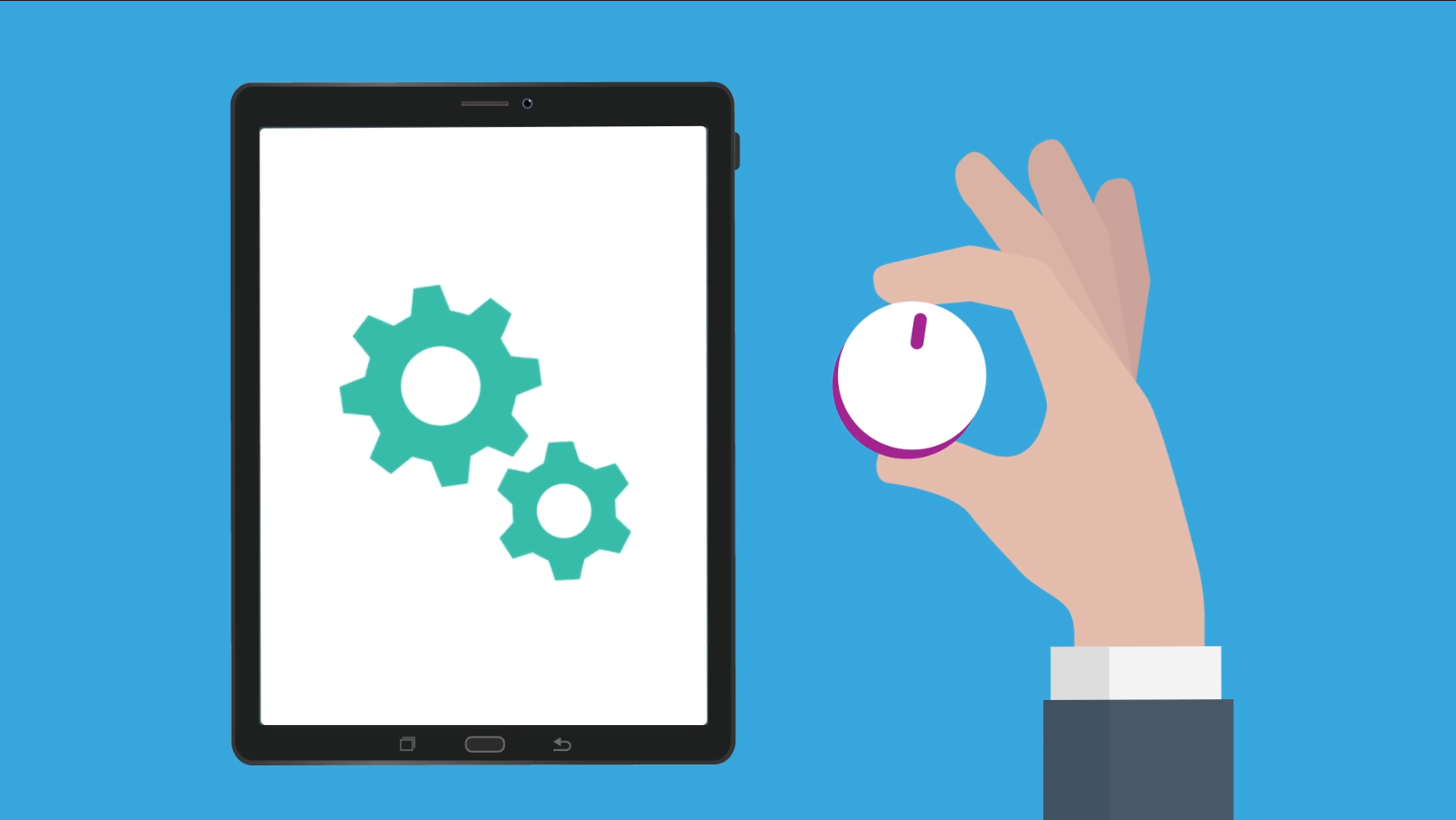 Impostazioni di sistema di un tablet Android